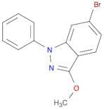 1H-Indazole, 6-bromo-3-methoxy-1-phenyl-