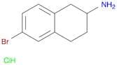 6-Bromo-1,2,3,4-tetrahydronaphthalen-2-amine hydrochloride