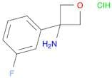 3-(3-Fluorophenyl)oxetan-3-amine hydrochloride