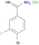 4-bromo-3-fluorobenzene-1-carboximidamide hydrochloride