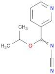 3-Pyridinecarboximidic acid, N-cyano-, 1-methylethyl ester
