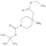 tert-Butyl 4-amino-4-(2-ethoxy-2-oxoethyl)piperidine-1-carboxylate