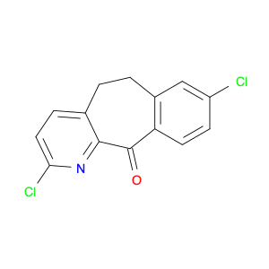 11H-Benzo[5,6]cyclohepta[1,2-b]pyridin-11-one, 2,8-dichloro-5,6-dihydro-