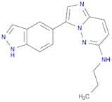 Imidazo[1,2-b]pyridazin-6-amine, 3-(1H-indazol-5-yl)-N-propyl-