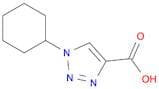 1H-1,2,3-Triazole-4-carboxylic acid, 1-cyclohexyl-