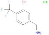 (3-Bromo-4-(trifluoromethyl)phenyl)methanamine hydrochloride
