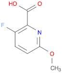 3-Fluoro-6-methoxypyridine-2-carboxylic acid