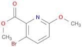 2-Pyridinecarboxylic acid, 3-bromo-6-methoxy-, methyl ester