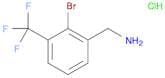 (2-Bromo-3-(trifluoromethyl)phenyl)methanamine hydrochloride