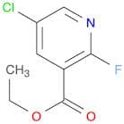 3-Pyridinecarboxylic acid, 5-chloro-2-fluoro-, ethyl ester
