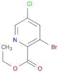 2-Pyridinecarboxylic acid, 3-bromo-5-chloro-, ethyl ester