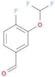 Benzaldehyde, 3-(difluoromethoxy)-4-fluoro-