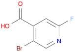 4-Pyridinecarboxylic acid, 5-bromo-2-fluoro-