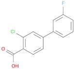 2-Chloro-4-(3-fluorophenyl)benzoic acid