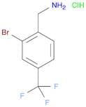 Benzenemethanamine, 2-bromo-4-(trifluoromethyl)-, hydrochloride (1:1)