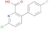 6-chloro-3-(4-fluorophenyl)pyridine-2-carboxylic acid