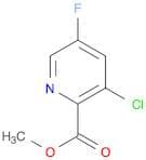2-Pyridinecarboxylic acid, 3-chloro-5-fluoro-, methyl ester