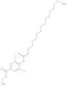 Benzoic acid, 3,5-dichloro-4-[[(pentadecyloxy)carbonyl]oxy]-, ethyl ester
