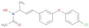 Acetamide, N-[(2E)-3-[3-(4-chlorophenoxy)phenyl]-1-methyl-2-propen-1-yl]-N-hydroxy-