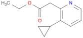 Ethyl 2-(3-cyclopropylpyridin-2-yl)acetate