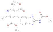 3,5-Pyridinedicarboxylic acid, 1,4-dihydro-4-[2-[(methoxycarbonyl)amino]-1H-benzimidazol-6-yl]-2,6…
