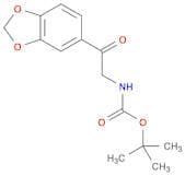 Carbamic acid, [2-(1,3-benzodioxol-5-yl)-2-oxoethyl]-, 1,1-dimethylethyl ester (9CI)