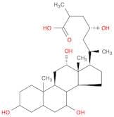 Cholestan-26-oic acid, 3,7,12,23-tetrahydroxy-, (3α,5β,7α,12α,23R)- (9CI)