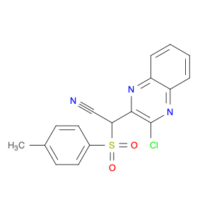2-(3-Chloroquinoxalin-2-yl)-2-tosylacetonitrile