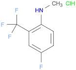 N-Methyl 4-fluoro-2-(trifluoromethyl)aniline, HCl