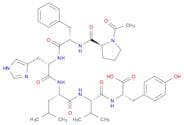 L-Tyrosine, N-[N-[N-[N-[N-(1-acetyl-L-prolyl)-L-phenylalanyl]-L-histidyl]-L-leucyl]-L-valyl]- (9CI)