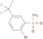 Benzene, 1-bromo-2-(methylsulfonyl)-4-(trifluoromethyl)-