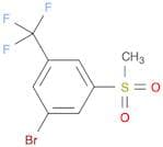 Benzene, 1-bromo-3-(methylsulfonyl)-5-(trifluoromethyl)-