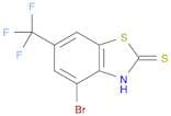 4-Bromo-2-mercapto-6-(trifluoromethyl)benzothiazole