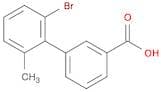 2'-Bromo-6'-methylbiphenyl-3-carboxylic acid
