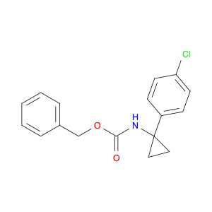 Benzyl 1-(4-chlorophenyl)cyclopropylcarbamate