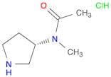 Acetamide, N-methyl-N-(3S)-3-pyrrolidinyl-, hydrochloride (1:1)