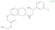 Ethyl 2-(((S)-7-(((R)-2-(3-chlorophenyl)-2-hydroxyethyl)amino)-5,6,7,8-tetrahydronaphthalen-2-yl)o…