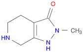 2-Methyl-4,5,6,7-tetrahydro-1H-pyrazolo[3,4-c]pyridin-3(2H)-one
