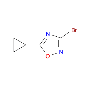 1,2,4-Oxadiazole, 3-bromo-5-cyclopropyl-