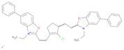 Benzoxazolium, 2-[2-[2-chloro-3-[2-(3-ethyl-5-phenyl-2(3H)-benzoxazolylidene)ethylidene]-1-cyclope…