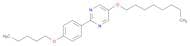 Pyrimidine, 5-(octyloxy)-2-[4-(pentyloxy)phenyl]-