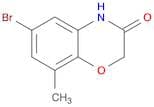2H-1,4-Benzoxazin-3(4H)-one, 6-bromo-8-methyl-