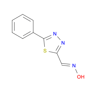 1,3,4-Thiadiazole-2-carboxaldehyde, 5-phenyl-, oxime, (E)- (9CI)