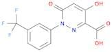 4-hydroxy-6-oxo-1-[3-(trifluoromethyl)phenyl]-1,6-dihydro-3-pyridazinecarboxylic acid