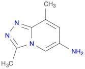 1,2,4-Triazolo[4,3-a]pyridin-6-amine, 3,8-dimethyl-