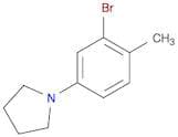 3-Bromo-4-methyl-1-pyrrolidinobenzene