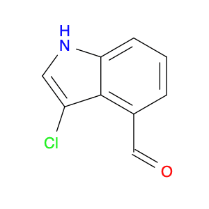 1H-Indole-4-carboxaldehyde, 3-chloro-