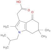 1H-Indole-3-acetic acid, 4,5,6,7-tetrahydro-2,6,6-trimethyl-1-(2-methylpropyl)-4-oxo-
