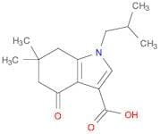 1-Isobutyl-6,6-dimethyl-4-oxo-4,5,6,7-tetrahydro-1H-indole-3-carboxylic acid