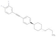 Benzene, 4-[[4-(trans-4-butylcyclohexyl)phenyl]ethynyl]-1,2-difluoro- (9CI)